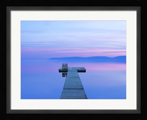 Framed Lakescape I Print