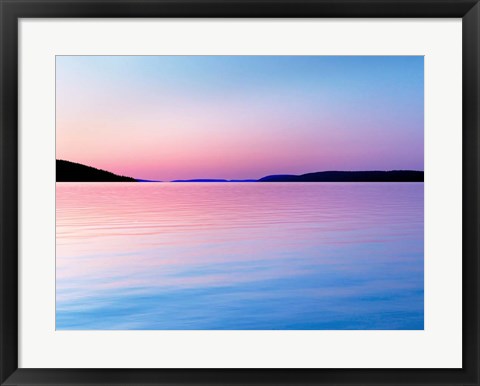 Framed Lakescape III Print