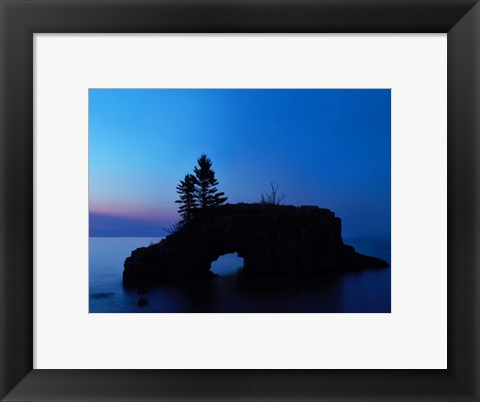 Framed Lakescape XI Print