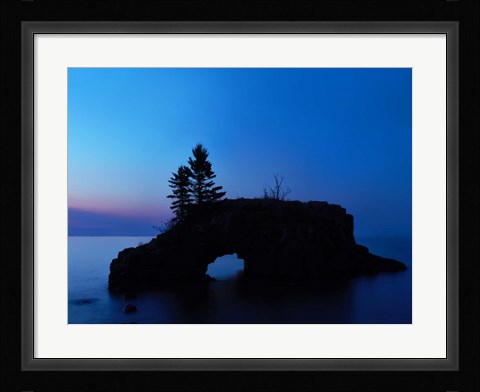 Framed Lakescape XI Print