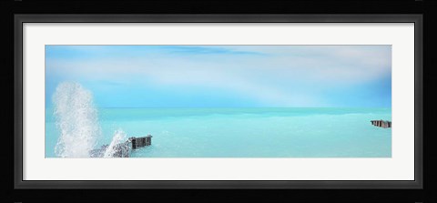 Framed Lakescape Panorama VI Print