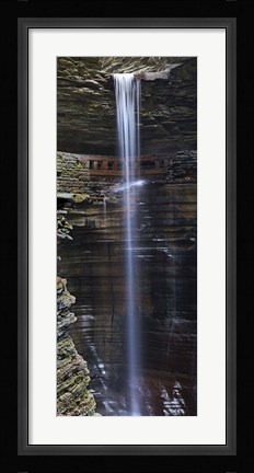 Framed Vertical Water X Print