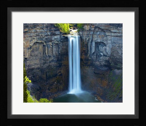 Framed Waterfall Portrait I Print