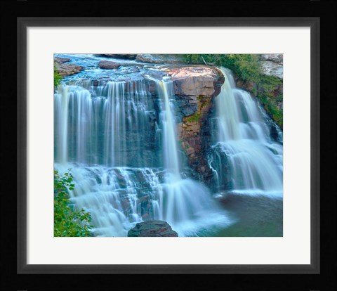 Framed Waterfall Portrait II Print