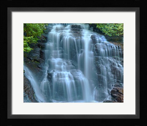 Framed Waterfall Portrait III Print