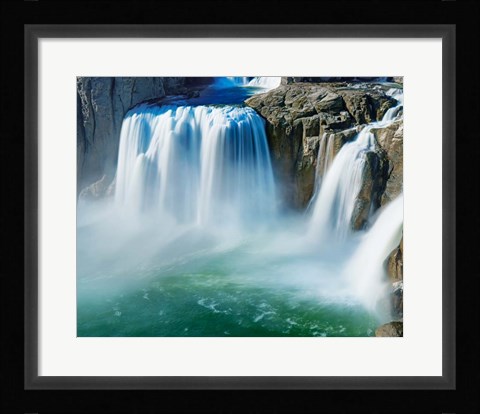 Framed Waterfall Portrait IV Print