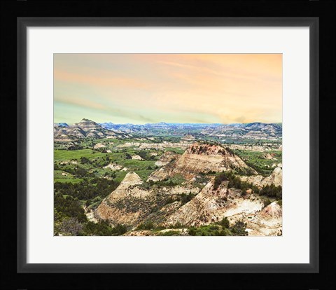 Framed Badlands V Print