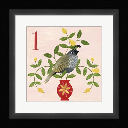 Framed Twelve Days I Print