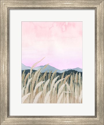Framed Wheaten Dawn I Print