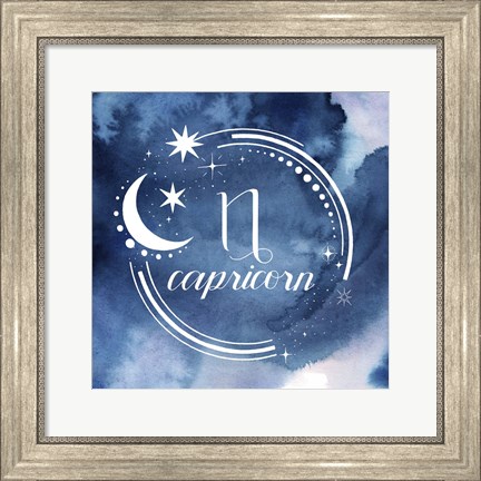 Framed Watercolor Astrology X Print