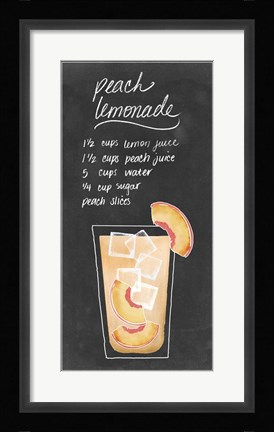 Framed Summer Drinks VI Print