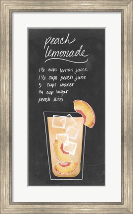 Framed Summer Drinks VI Print