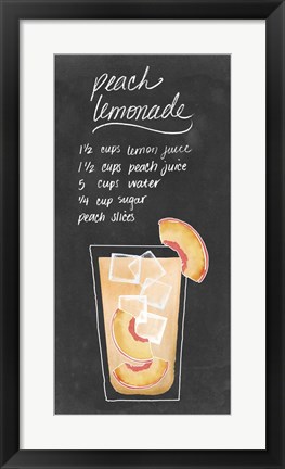 Framed Summer Drinks VI Print