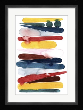 Framed Rainbow Strata II Print