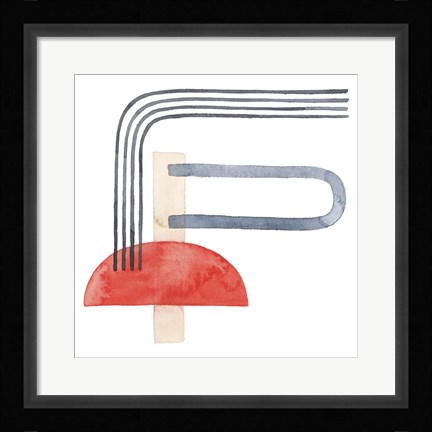 Framed Deco Sunrise II Print