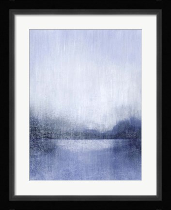 Framed Deep Blue Mist I Print