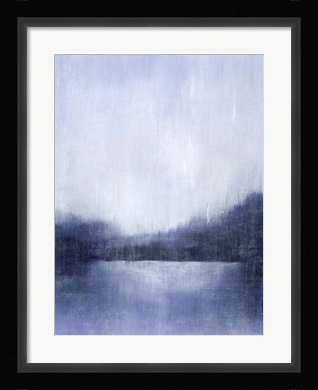 Framed Deep Blue Mist II Print