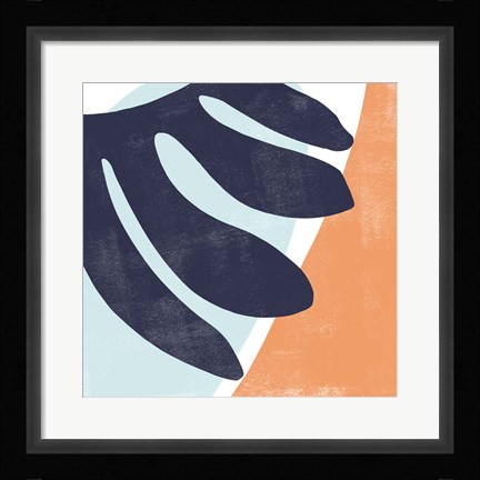 Framed Bright Wave I Print