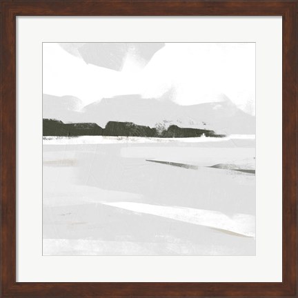 Framed Coastal Haze II Print