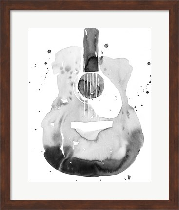 Framed Guitar Flow II Print