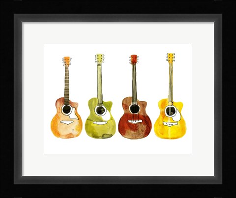 Framed String Band II Print