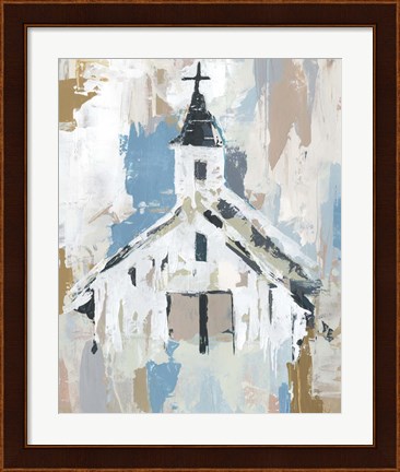 Framed Sunday Chapel I Print
