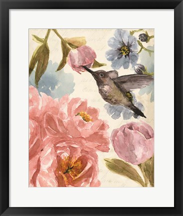 Framed Nectar&#39;s Sip II Print