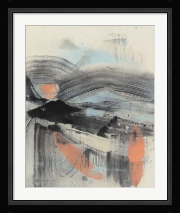 Framed Twisting Range I Print