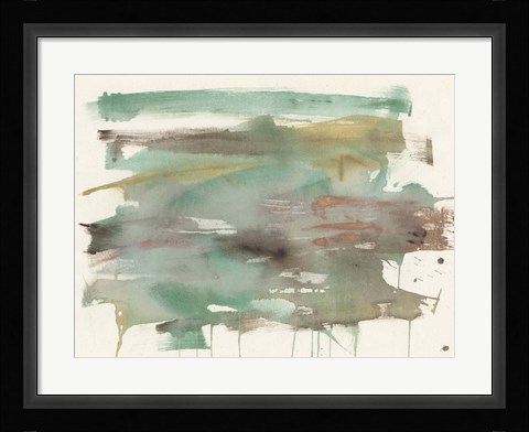 Framed Mineral Splash II Print