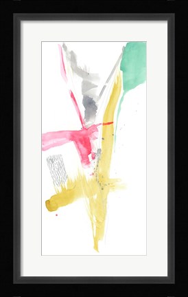 Framed Neon Exploration I Print