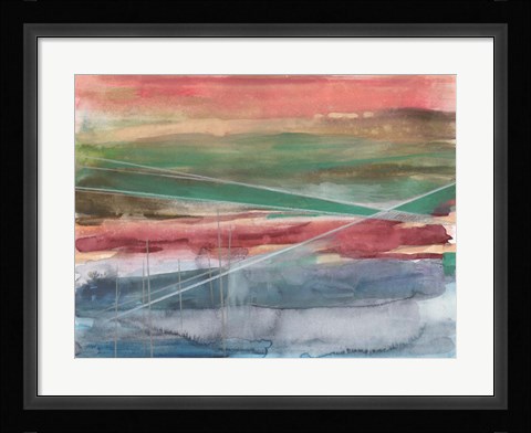 Framed Vanishing Line I Print