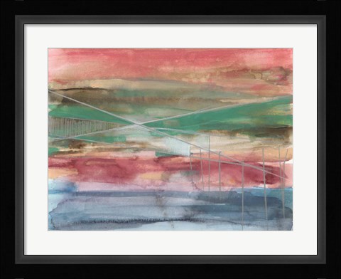 Framed Vanishing Line II Print