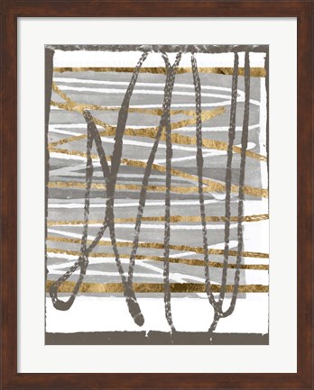 Framed Golden Thread II Print