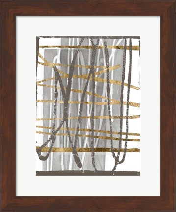 Framed Golden Thread III Print