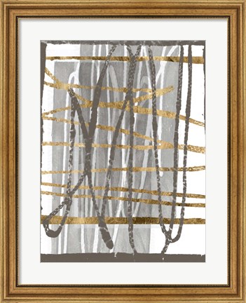Framed Golden Thread III Print