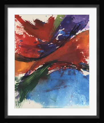 Framed Primary Splash II Print