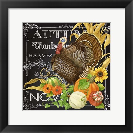 Framed Harvest Greetings I Print