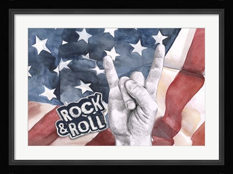 Framed National Anthem I Print