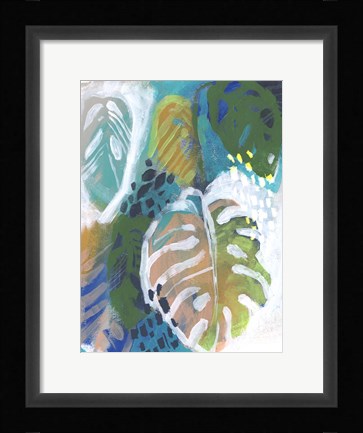 Framed Hazy Jungle I Print