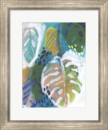 Framed Hazy Jungle I Print
