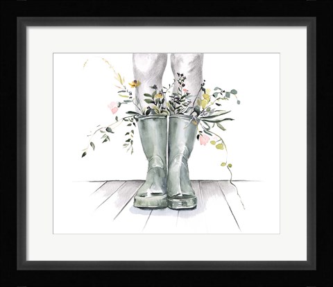 Framed Flow &amp; Grow II Print