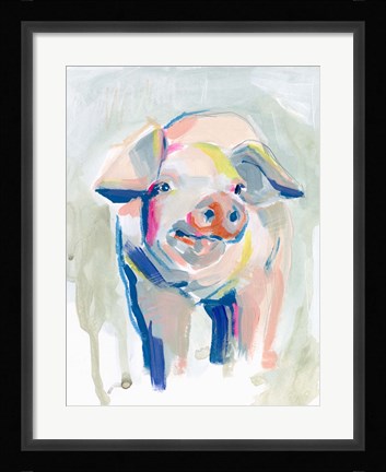 Framed Fluorescent Farm II Print