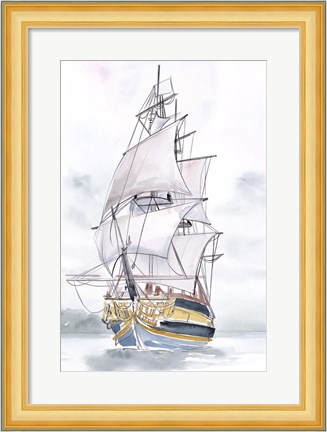 Framed Tall Ship II Print