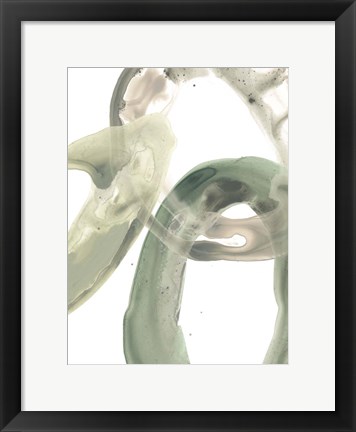 Framed Concentric Lichen V Print