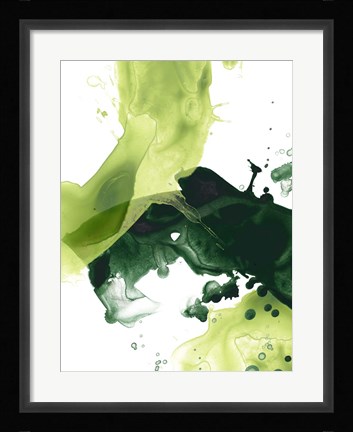 Framed Emerald Swath II Print