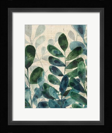 Framed Verdant Sophistication I Print