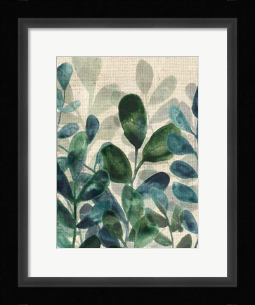 Framed Verdant Sophistication II Print