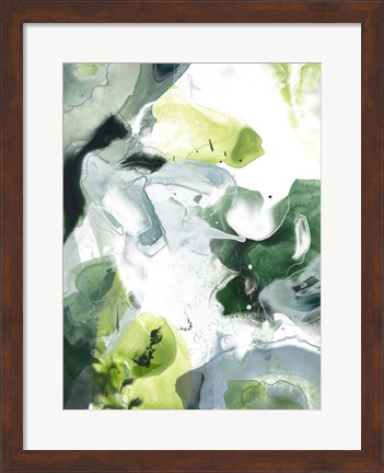 Framed Jungle Marble I Print
