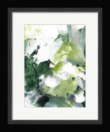 Framed Jungle Marble II Print