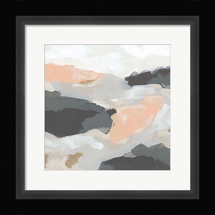 Framed Rock Currents I Print